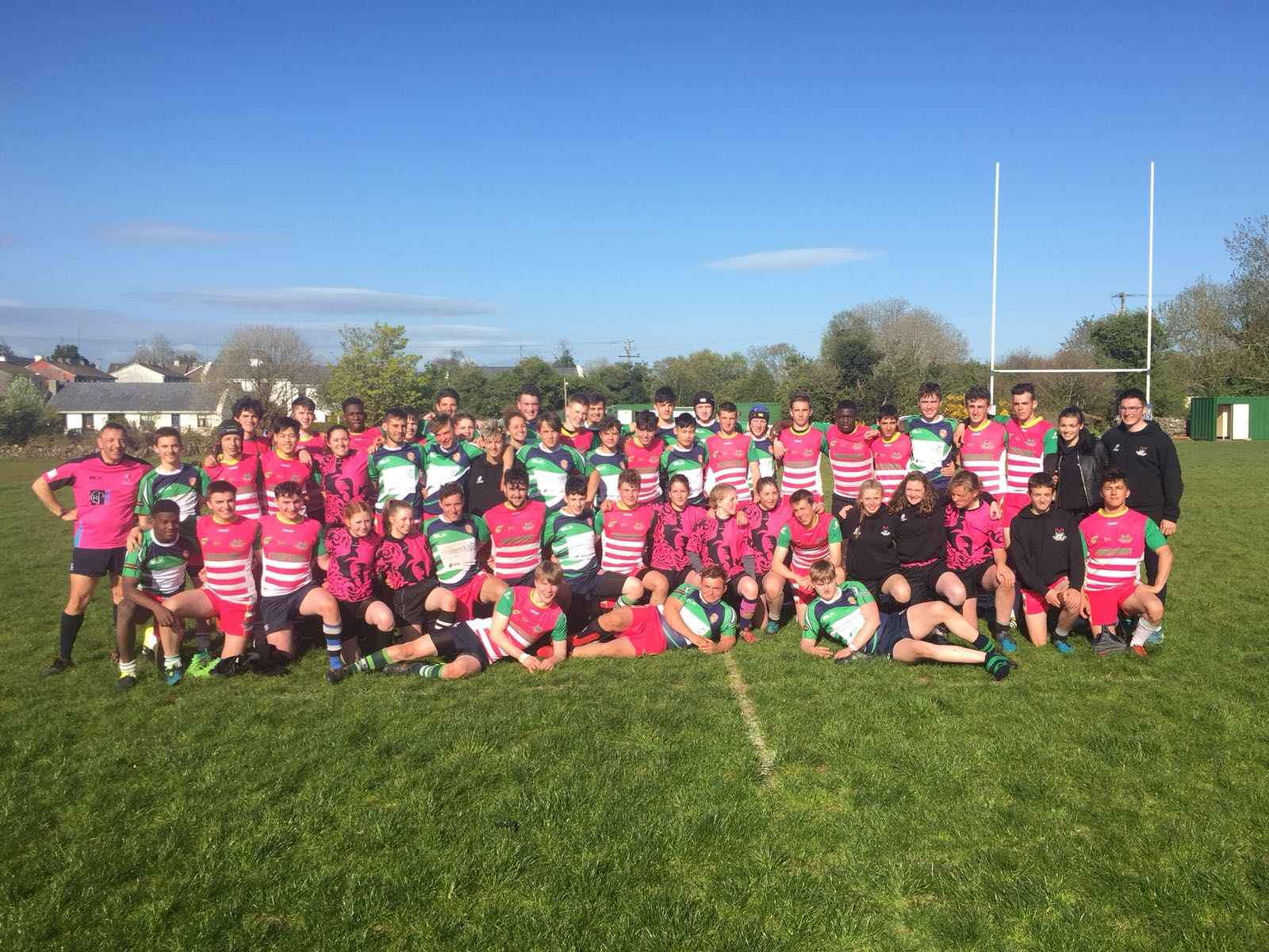 La section rugby de Pixérécourt  se met au vert !