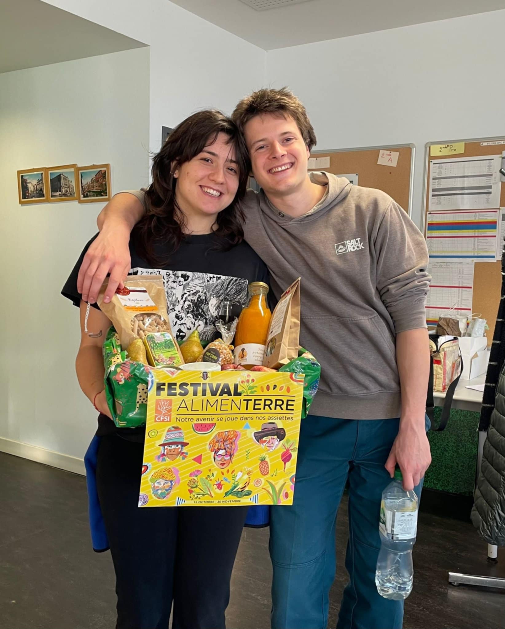 Deux volontaires européens à Pix