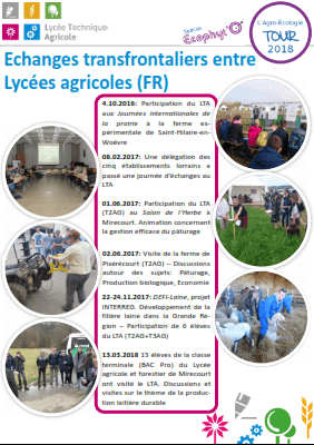 Nos partenaires à l’agroécologie Tour 2018